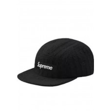 NEW Supreme FW17 Fitted Cable Knit Camp Cap M/L Black 2400 Feedback  eb-98332432